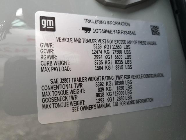 1GT49MEY4RF334541 GMC Sierra K2500 Sle