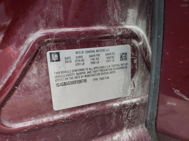 1G4GB5G36EF298706 Buick Lacrosse
