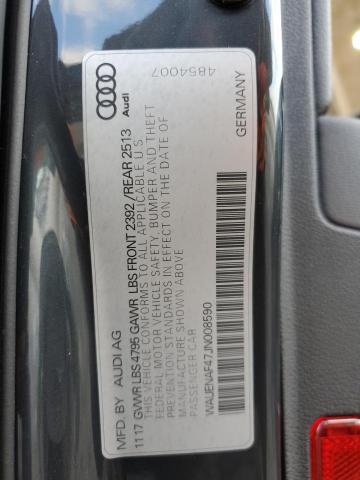 WAUENAF47JN008590 Audi A4 Premium Plus