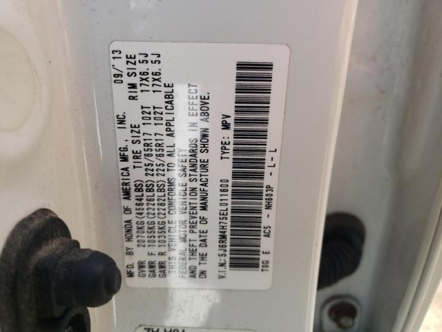 5J6RM4H75EL011600 Honda CR-V EXL
