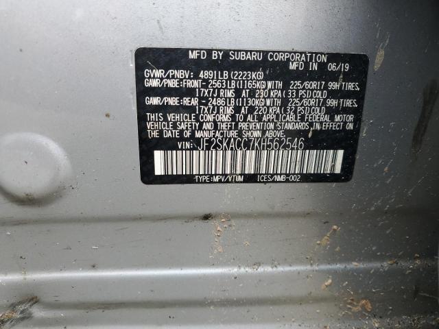 JF2SKACC7KH562546 Subaru Forester