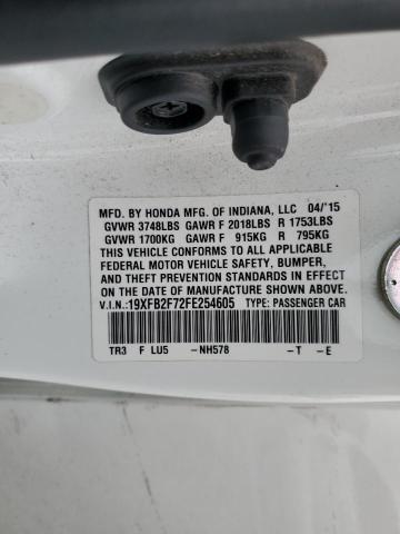 19XFB2F72FE254605 Honda CIVIC SE