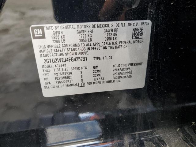 3GTU2WEJ4FG425791 GMC Sierra K1500 Denali