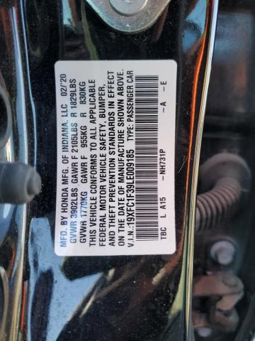 19XFC1F39LE009185 Honda CIVIC EX
