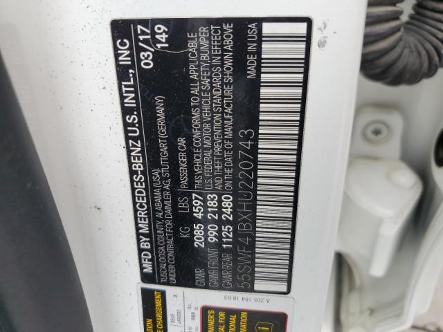 55SWF4JBXHU220743 Mercedes-Benz C 300