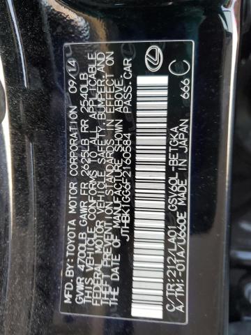 JTHBK1GG6F2160584 Lexus ES 350