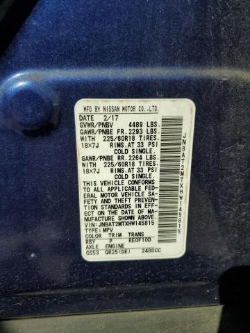 JN8AT2MTXHW145815 Nissan ROGUE S