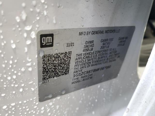 1G1ZC5ST8MF087080 Chevrolet MALIBU LS