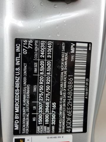 4JGDF6EE2HA808861 Mercedes-Benz Gls 450 4matic