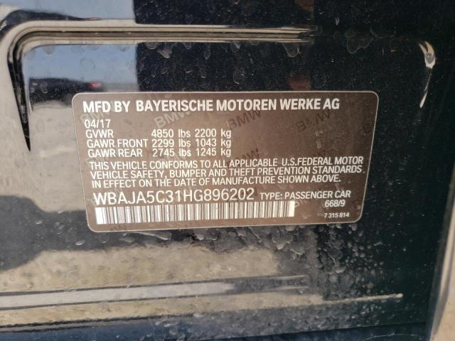 WBAJA5C31HG896202 BMW 530 I