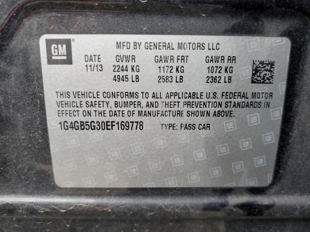 1G4GB5G30EF169778 Buick Lacrosse