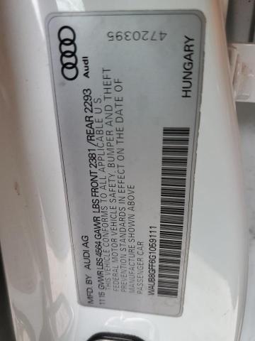 WAUB8GFF6G1059111 Audi A3 PREMIUM