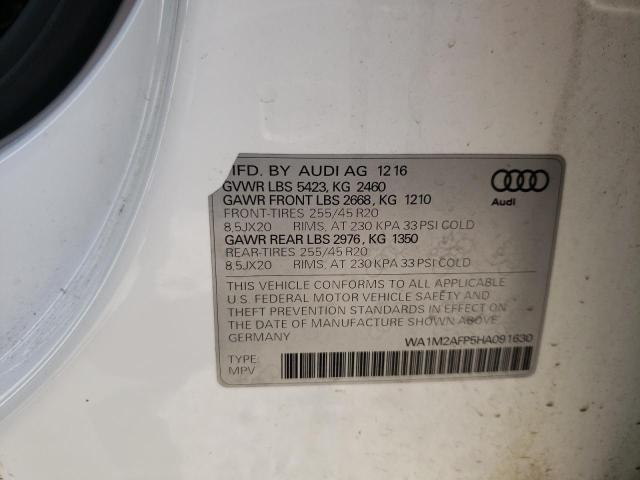 WA1M2AFP5HA091630 Audi Q5 Premium Plus