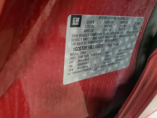 1GCGTDE39G1186321 Chevrolet Colorado Z71