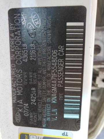 KNAGM4A71F5548006 KIA Optima Lx