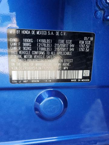 3CZRU6H54JM712552 Honda HR-V EX