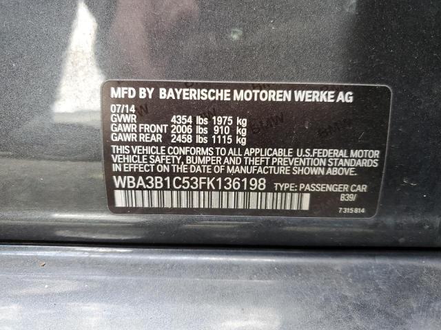 WBA3B1C53FK136198 BMW 320 I