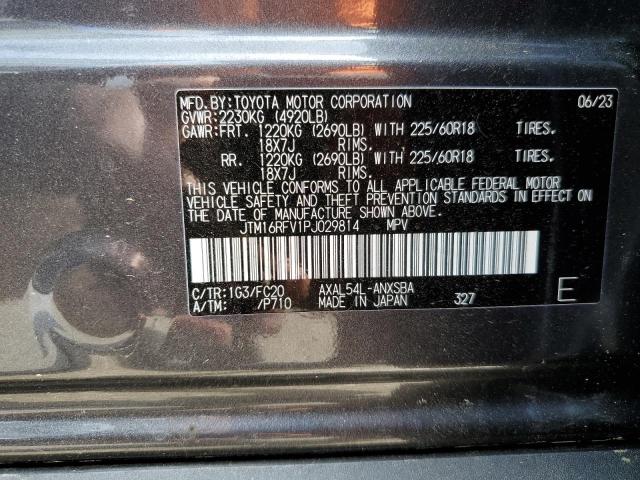 JTM16RFV1PJ029814 Toyota RAV4 SE