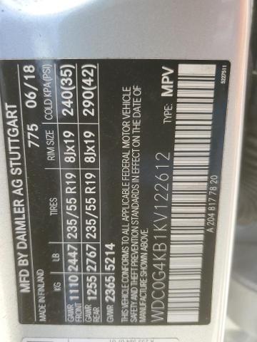 WDC0G4KB1KV122612 Mercedes-Benz GLC 300 4M