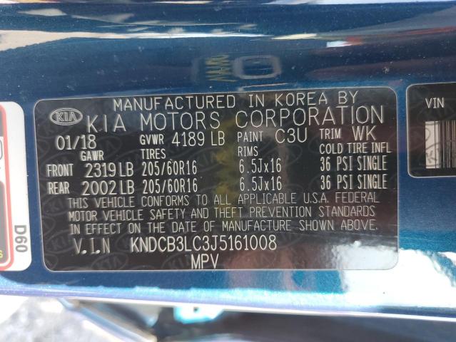 KNDCB3LC3J5161008 KIA NIRO FE