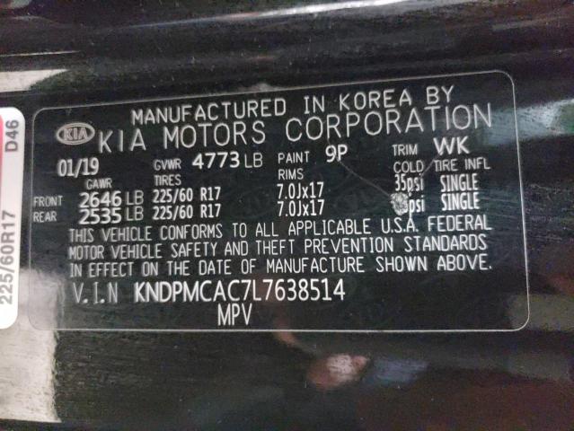 KNDPMCAC7L7638514 KIA Sportage Lx