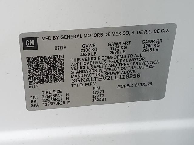 3GKALTEV2LL118256 GMC Terrain Sle
