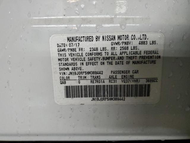 JN1BJ0RP5HM389442 Infiniti QX50