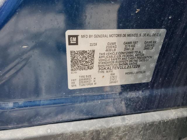3GKALTEV1LL217229 GMC Terrain Sle