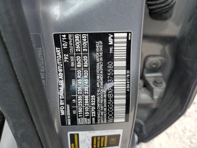 WDCGG5HBXFG375580 Mercedes-Benz GLK 350