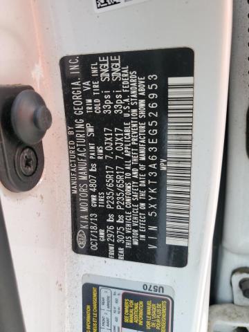 5XYKT3A63EG526953 KIA SORENTO LX