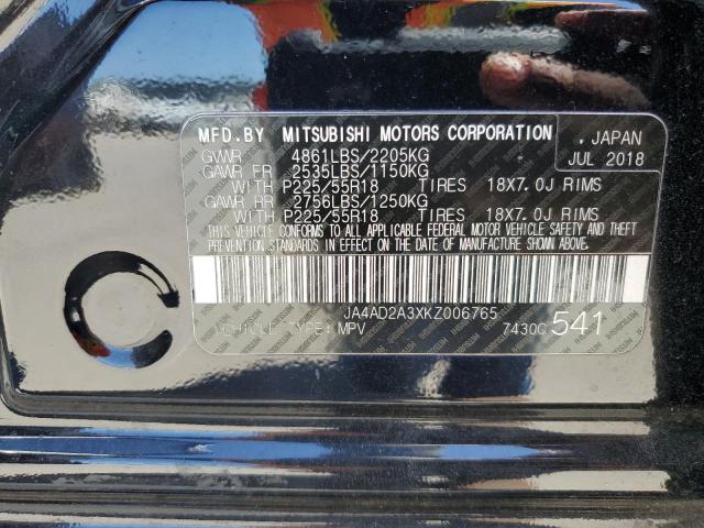 JA4AD2A3XKZ006765 Mitsubishi Outlander Es