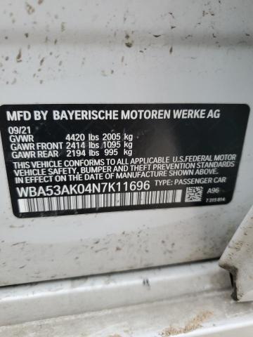 WBA53AK04N7K11696 BMW 228I