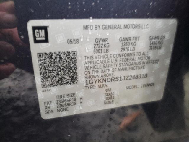 1GYKNDRS1JZ248318 Cadillac XT5 LUXURY