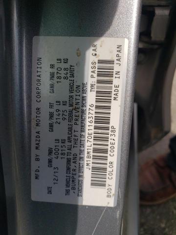 JM1BM1L70E1163776 Mazda 3 TOURING