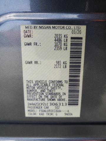 1N4AZ1CP2LC306313 Nissan LEAF SV