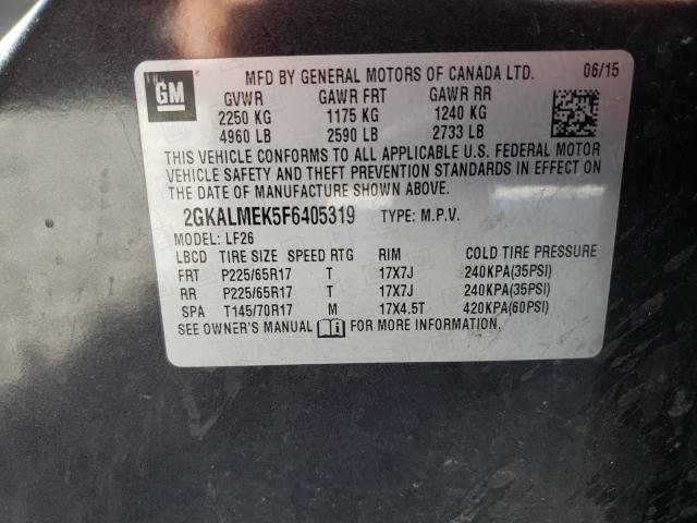 2GKALMEK5F6405319 GMC Terrain Sle