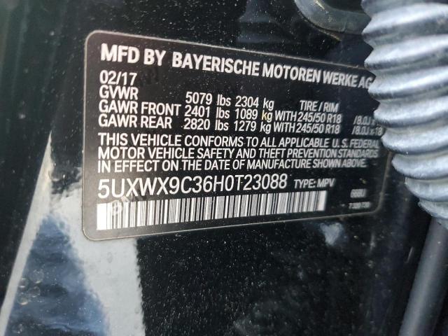 5UXWX9C36H0T23088 BMW X3 Xdrive28i