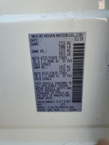 5N1DL0MM8LC527787 Infiniti QX60 LUXE