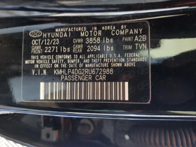 KMHLP4DG2RU672988 Hyundai Elantra Limited