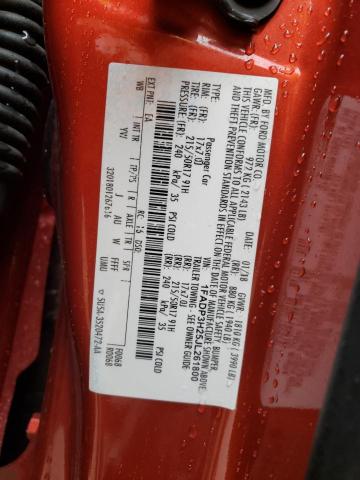 1FADP3H25JL261800 Ford FOCUS SEL