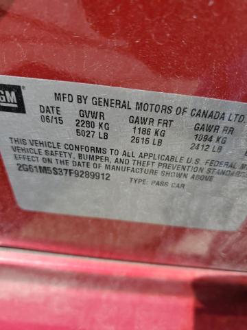 2G61M5S37F9289912 Cadillac Xts Luxury Collection