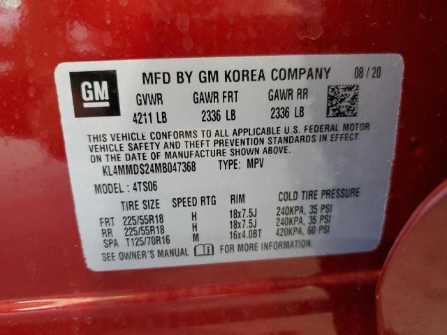 KL4MMDS24MB047368 Buick Encore Gx Select