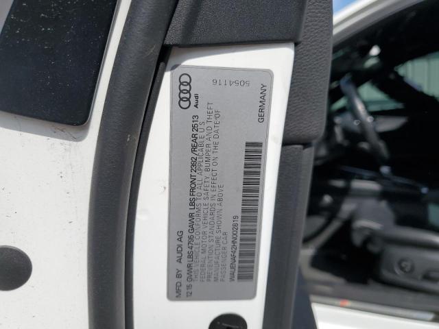 WAUENAF42HN002819 Audi A4 Premium Plus