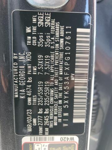 5XYK53AFXPG107611 KIA Sportage Sx Prestige