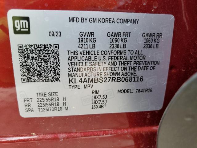 KL4AMBS27RB068116 Buick Encore Gx Preferred