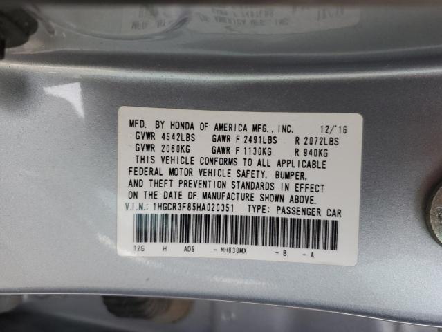 1HGCR3F85HA020351 Honda ACCORD EXL