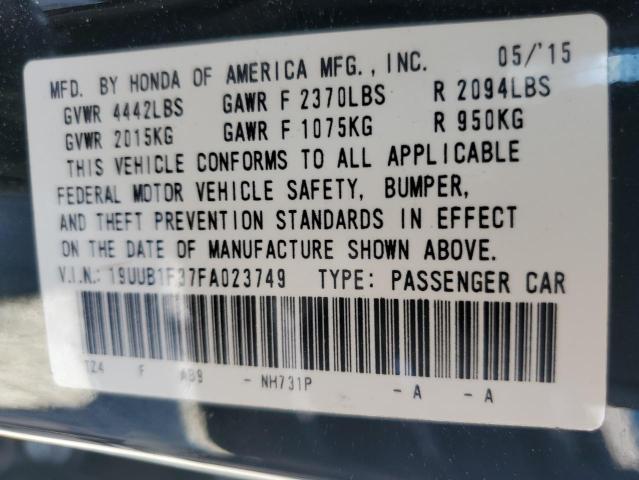 19UUB1F37FA023749 Acura TLX