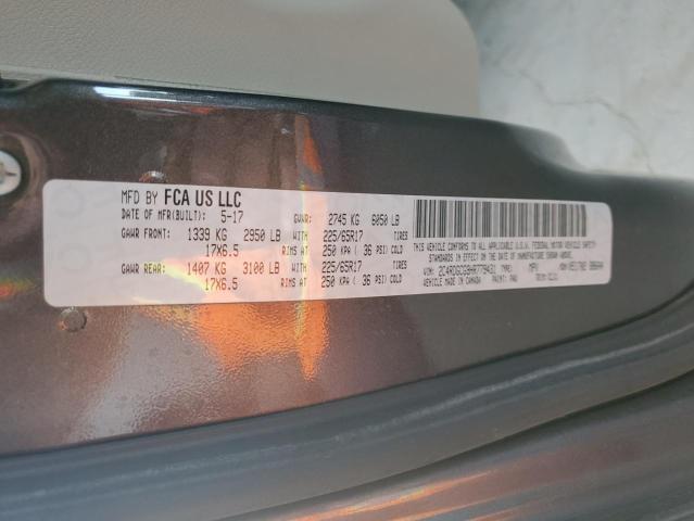 2C4RDGCG9HR779431 Dodge Grand Caravan Sxt