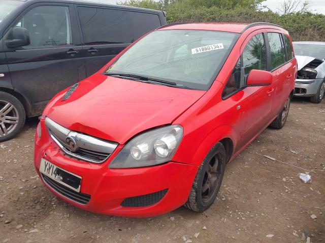 Auction sale of the 2014 Vauxhall Zafira Exc, vin: *****************, lot number: 51860134