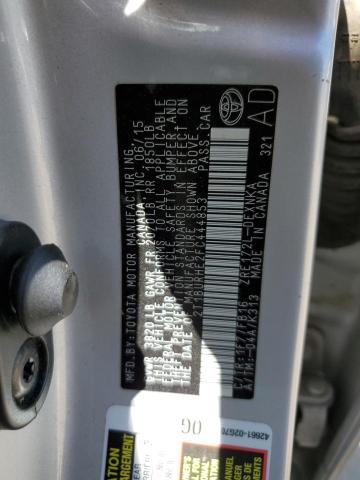 2T1BURHE2FC444853 Toyota COROLLA L